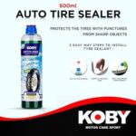 KOBY TIRE SEALANT / AUTO TYRE SEALER ANTI FLAT AND ANTI RUST COOLING EXPLOSION-PROOF 1BOTTLE - Image 4