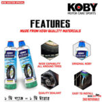 KOBY TIRE SEALANT / AUTO TYRE SEALER ANTI FLAT AND ANTI RUST COOLING EXPLOSION-PROOF 1BOTTLE - Image 2