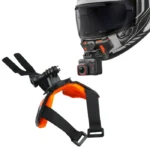 Motorcycle Helmet Dual Option Chin Mount For Mobile Phone and Sports cam GoPro